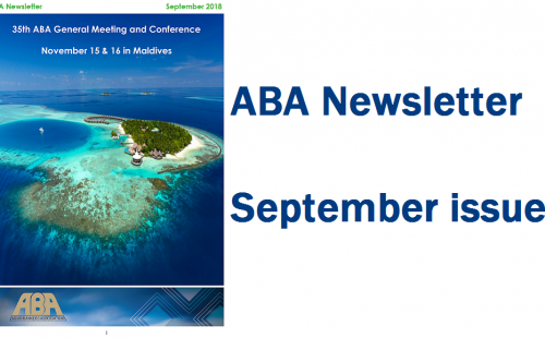 ABA Newsletter’s September issue is out