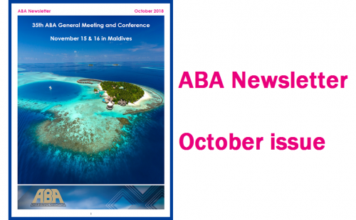 ABA Newsletter’s October issue is out