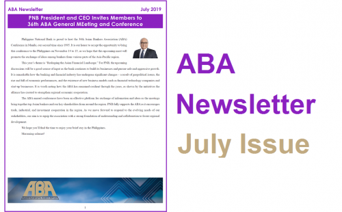 ABA Newsletter – July Issue