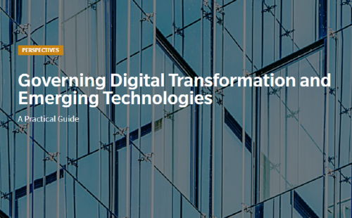 Governing digital transformation and emerging technologies