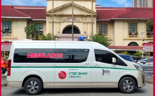CTBC Bank Philippines Donates Ambulance to Philippine General Hospital (PGH)