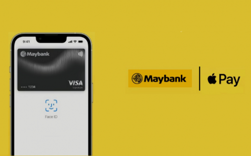 Maybank will support Apple Pay. Credit, debit and prepaid cards are accepted