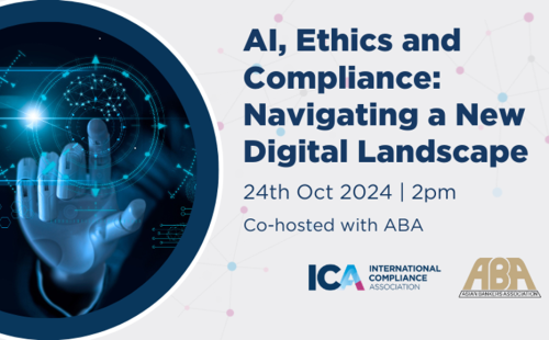 Webinar on AI, Ethics and Compliance: Navigating a New Digital Landscape on 24 October 2024