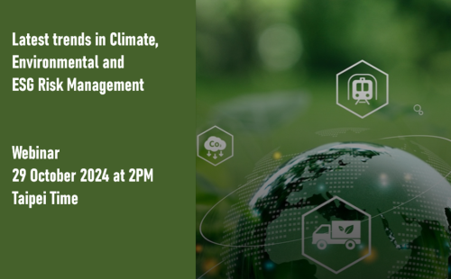 Webinar on Climate, Environmental & ESG Risk Management, 29 October 2024