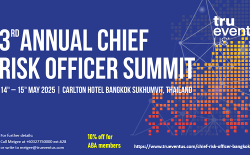 Invitation to 3rd Annual Chief Risk Officer Summit on 14-15 May in Bangkok